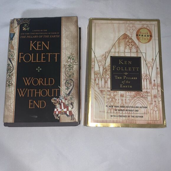 2 Books World Without End, The Pillars Of The  By Ken Follett 2007  1st Edition - Picture 1 of 10